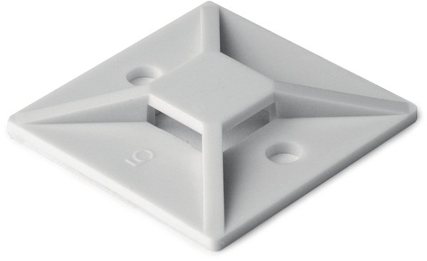 CABLE TIE MOUNTING BASE,   (1 EACH = 1 PACKET OF 100 PIECE)