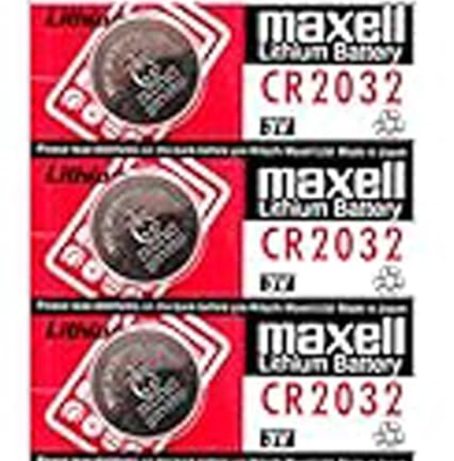 Refflion Maxell Cr2032 Coin Type 3V Lithium Battery