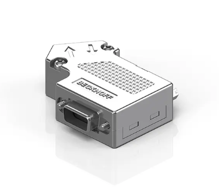 Code - ZS1051-3001 -CAN Connector, D-Sub, 9-pin, socket, female, D-Sub, 9-pin plug, male with switchableend termination resistor, with PG interface, horizontal cable outletItem