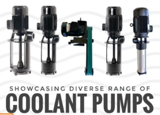 COOLANT PUMP RAJAMANE MODLE-RKM 60/300 SL NO 1618584/0115 LPM 600 HD 2 AMP 4.5 KW 2.25 RPM 2800